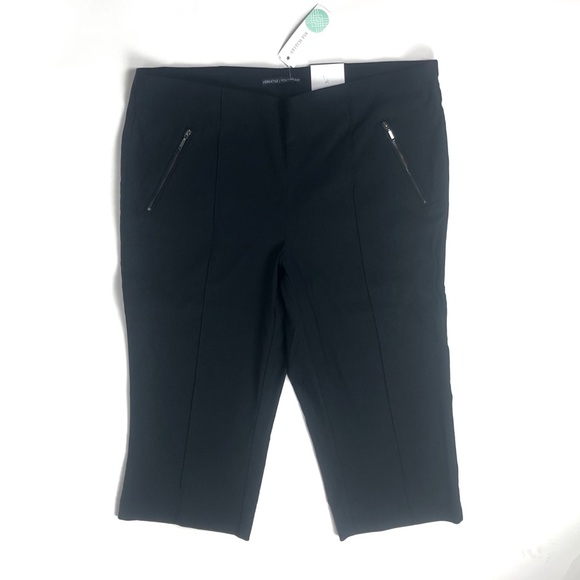 Michel Studio Women's Black Capri Pants NWT 1085 - Picture 2 of 6